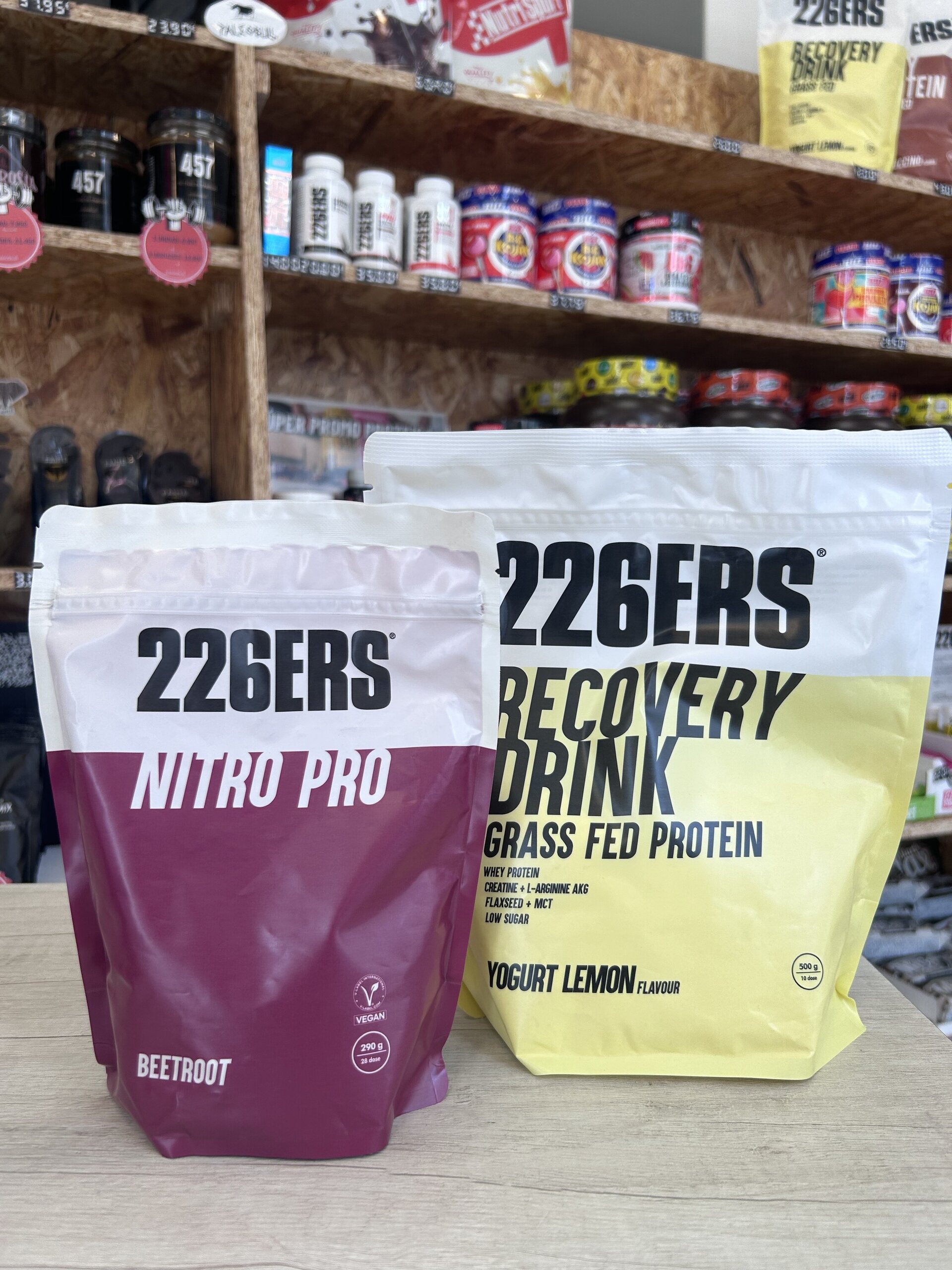 Antes y después del entreno: 500 grs - 1